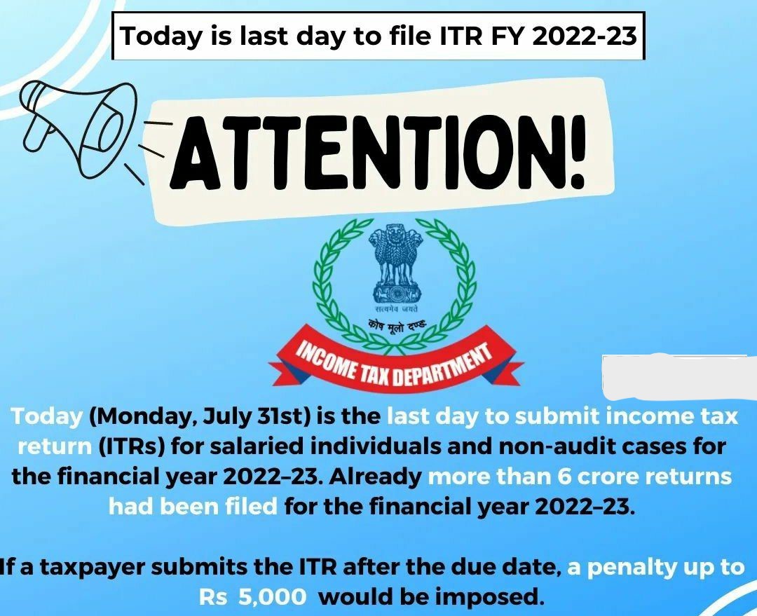 last date of ITR