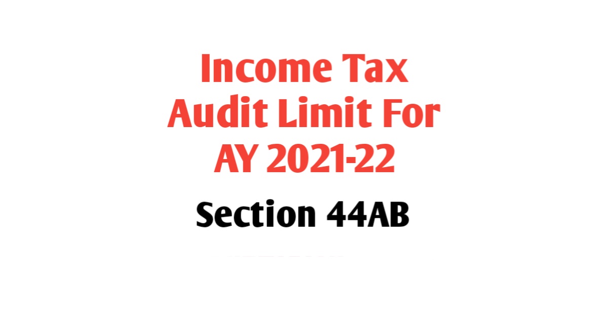 Income Tax Audit Applicability.