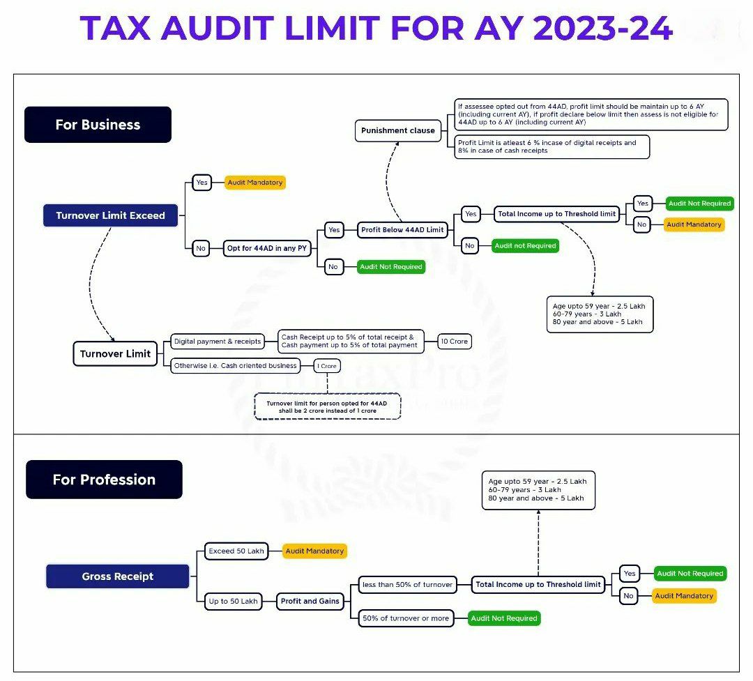 Tax audit Limit 