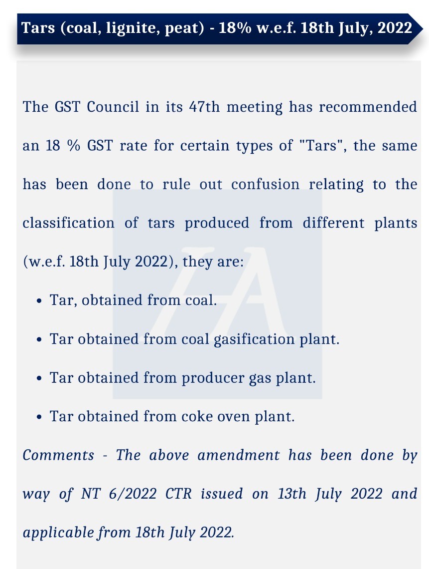 Changes wrt 47th GSTC meetings have been notified2