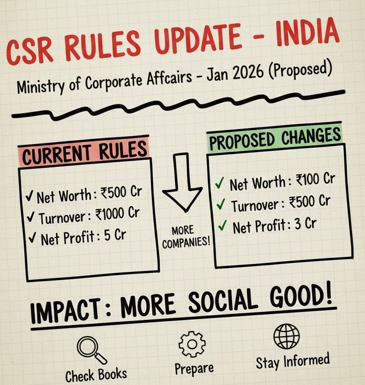 MCA Proposes Expansion of CSR Applicability
