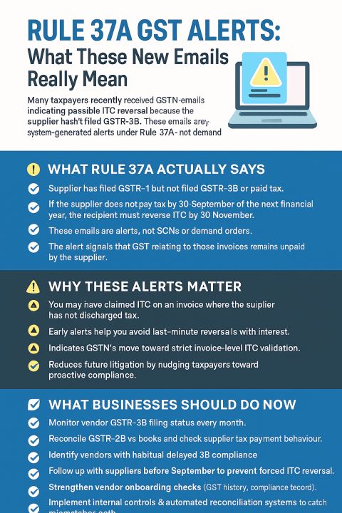 Rule 37A GST Alerts