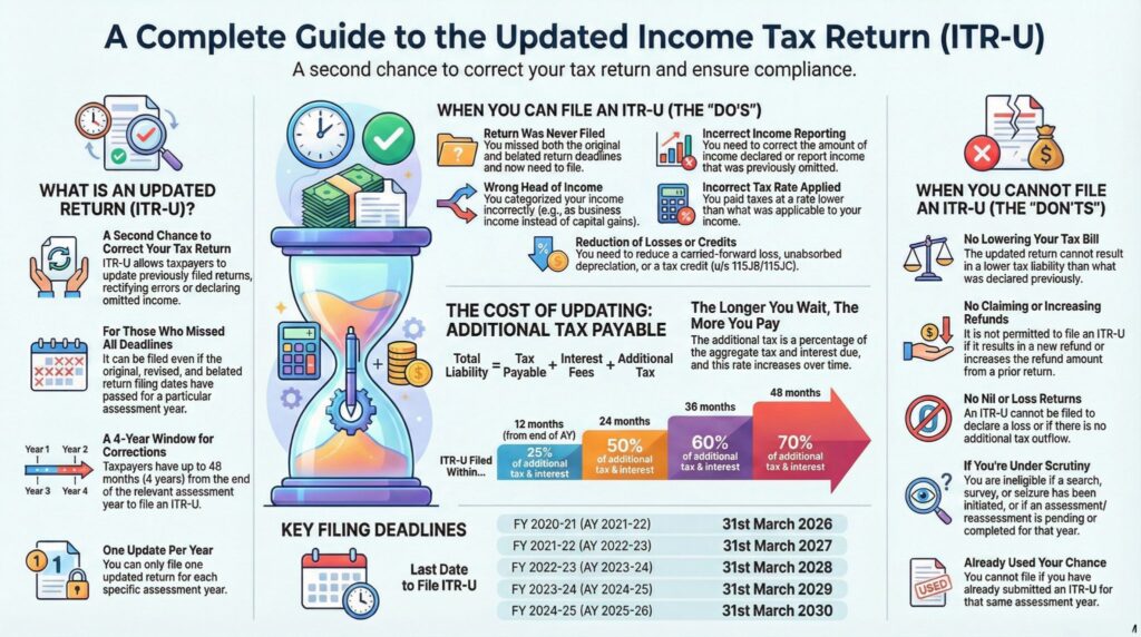 Guide to the Updated Income Tax Return (ITR-U) | CA RAJPUT