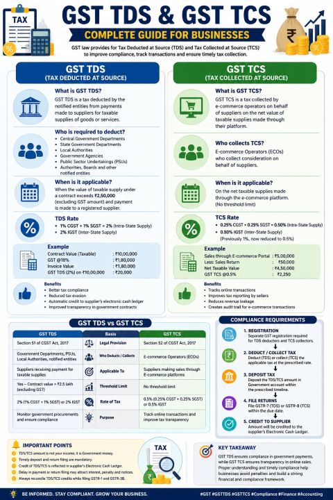 GST TDS vs GST TCS