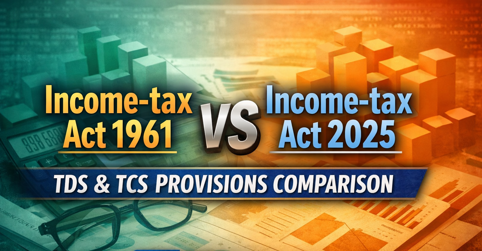 Transition of TDS/TCS Provisions from Income tax act 1961 Vs 2025