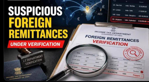verification drive on suspicious foreign remittances