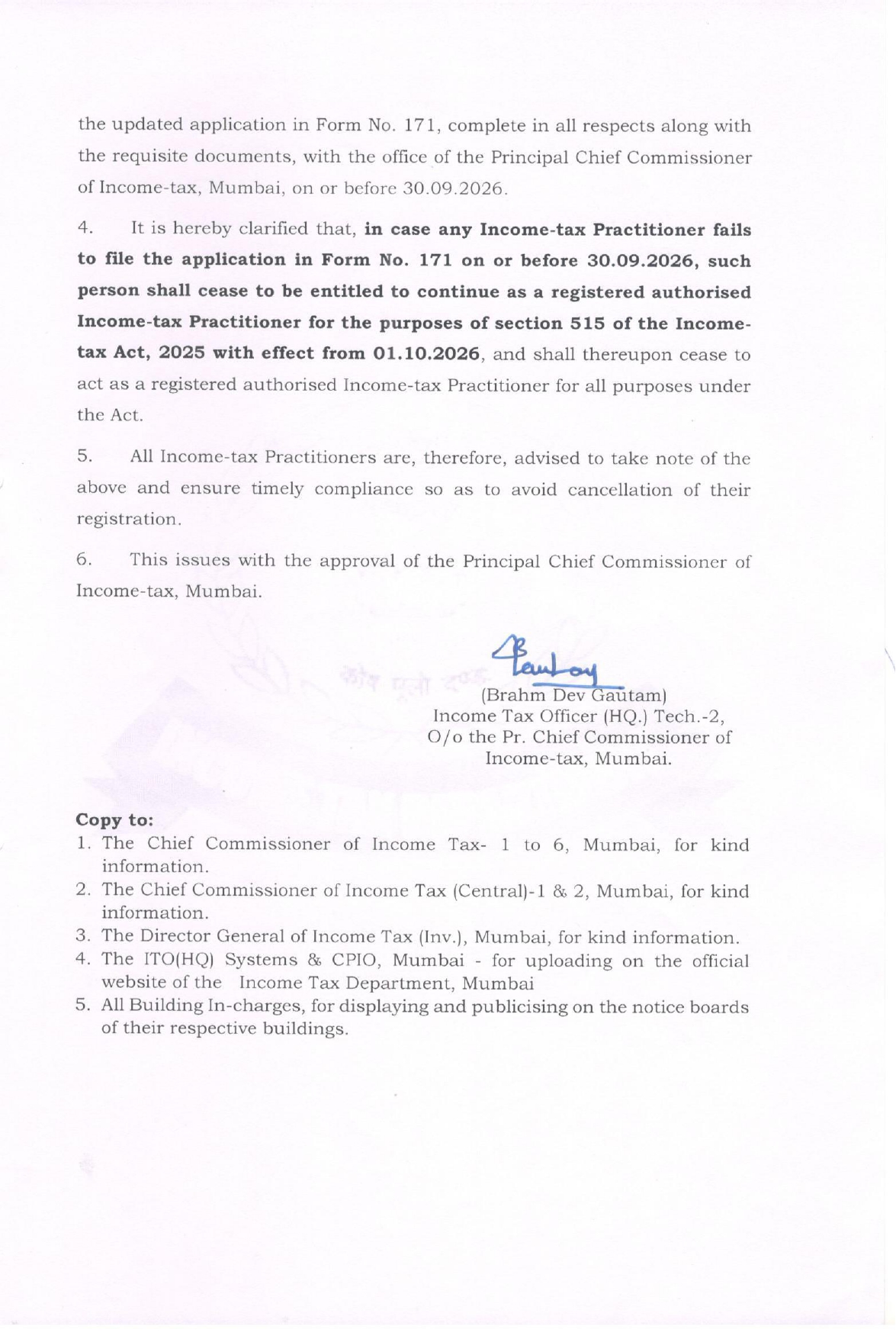 Income-tax practitioners under Section 515 2